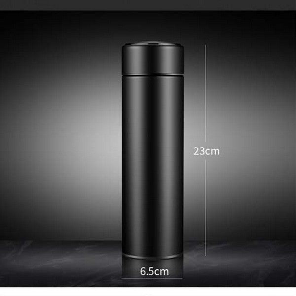 Smart LED Temperature Bottle β 500ml Stainless Steel Thermos | Hot & Cold Vacuum Flask with Touch Display