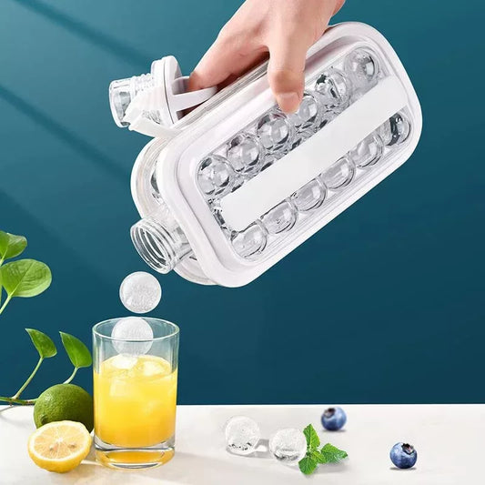 2-in-1 Ice Ball Maker & Chill Bottle