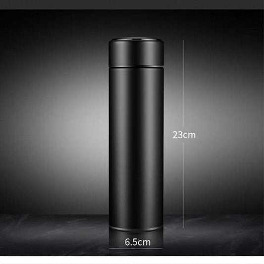 Smart LED Temperature Bottle – 500ml Stainless Steel Thermos | Hot & Cold Vacuum Flask with Touch Display