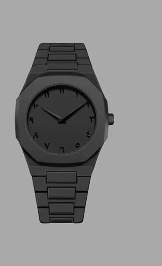 "Black Aura Watch – Where Mystery Meets Time"